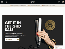 Tablet Screenshot of ghdhair.com